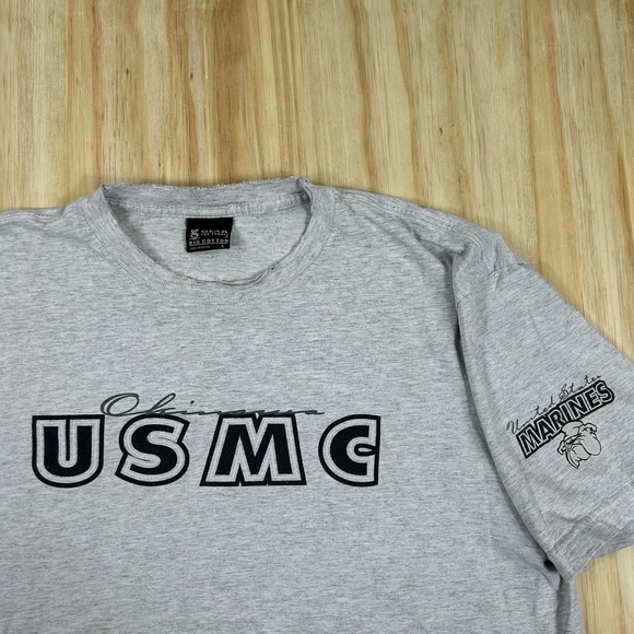 Vintage Y2K USMC United States Marine Corps T Shirt Mens Size‎ Large Roomy USA - Picture 2 of 8